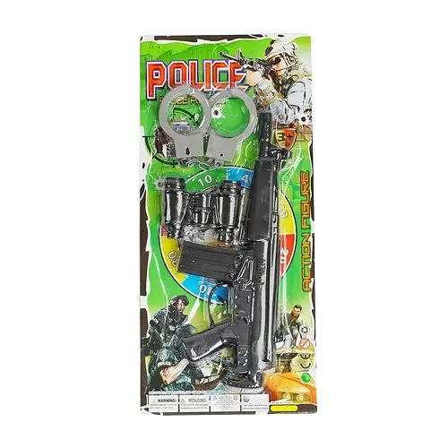 Ігровий набір "Поліцейський" автомат, наручники, бінокль 88001
