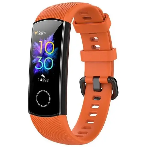 Ремінець для фітнес-браслета MIIQNUS для Honor Band 4 і 5 помаранчевий