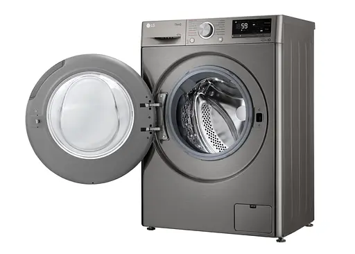 Стиральная машина LG фронтальная 85 кг 1200 A+++ 48 см дисплей пара инвертор белый - фото 4