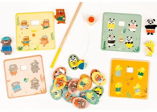 Настольная игра Djeco Набор игр 4 в 1 Лудопарк (Ludo Park) (DJ01698) - фото 4