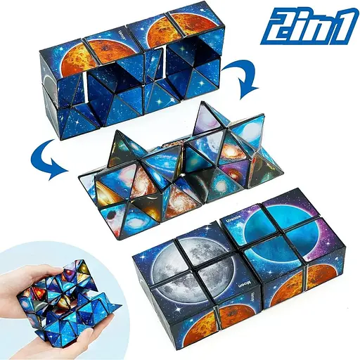 Кубик-головоломка 2 в 1 Magic Star Cube - фото 4