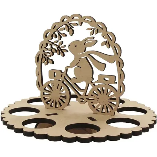 Підставка для яєць Rosa Talent Зайчик №4 МДФ 20х20х14 см