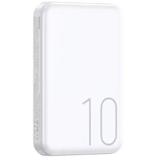 Павербанк Remax RPP-65 / 10000 мАг / до 20 Вт / USB-C + MagSafe / PD+QC / Білий - фото 2
