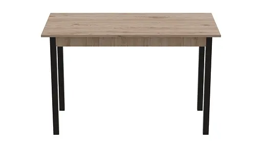 Стіл кухонний Ferrum-decor Маріо 75x120x80 Чорний ДСП Сан-Марино 16мм (FRD-105667) - фото 4