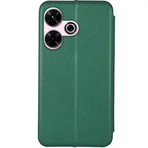 Чохол-книжка Epik шкіряний Classy для Xiaomi Redmi 13 4G/Poco M6 4G Зелений - фото 2