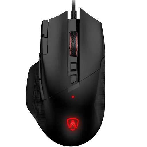 Мышка AOC AGM600 игровая, 16000dpi., 10кн., RGB PMW3389 Kailh switch черная - фото 2