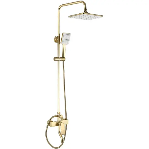 Душовя система Rea Hass з виливом brushed gold REA-B9972, Золотий - фото 1