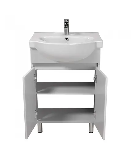 Тумба Мойдодир Temp. 65 з умивальником Freja 65 Білий - фото 4