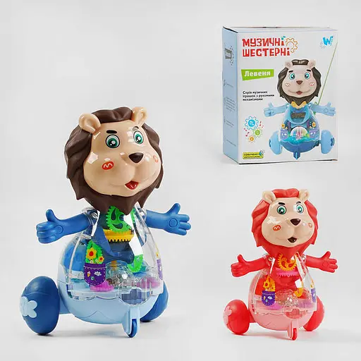 Музыкальный львенок WToys, озвучен на украинском языке, интерактивный (в ассортименте) - фото 3