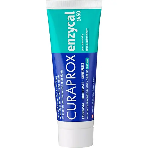 Уцінка. Зубна паста Curaprox Enzycal ферментна з підвищеним вмістом фтору 75 мл