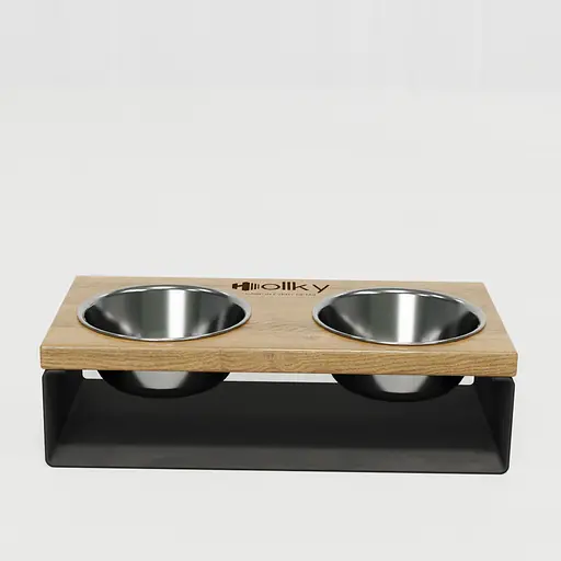 Hollky StellWood — миски на підставці для маленьких собак та котів (2 × 0,45 л) - фото 6