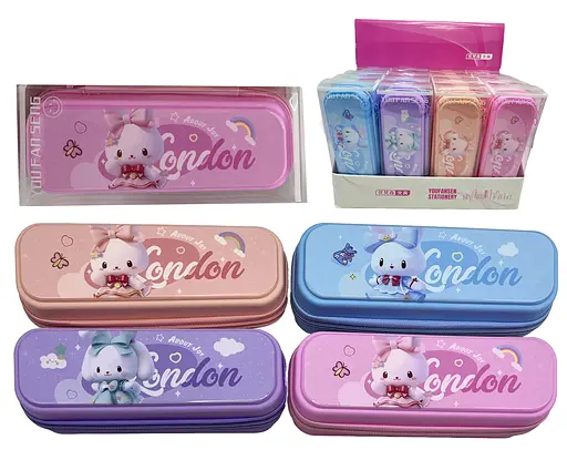 Пенал-косметичка із утримувачем Зайчик, 4x4x16 см (В асортименті) - фото 2