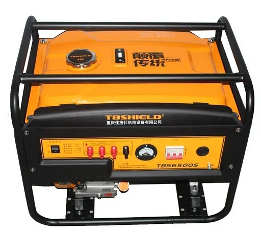 Бензиновий генератор EF Power 5,0/5,5 кВт, однофазний, ручний запуск (TBS6500S) - фото 2