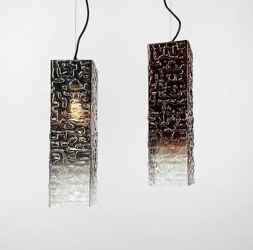 Подвесной светильник в стиле LOFT с градиентным плафоном | Line F | Арт. 0122/1 - фото 1