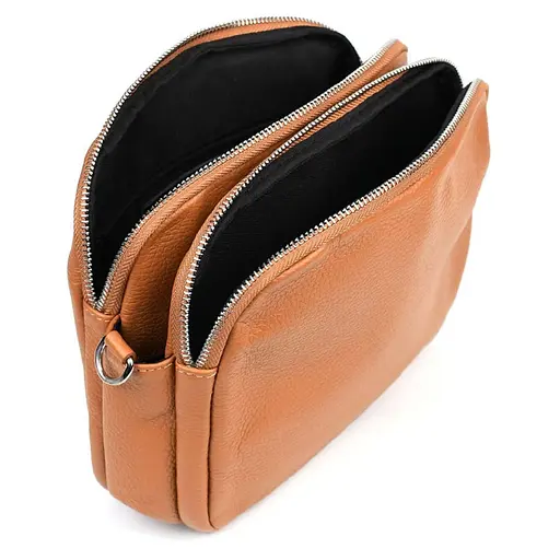 Кожаная женская сумка Virginia Conti 23х18х10 см sum0028546 - фото 2