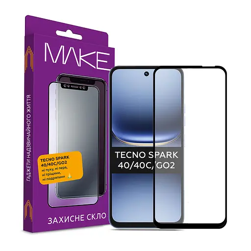 Захисне скло MAKE Tecno Spark 40/40C/Go 2