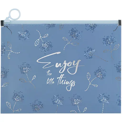 Папка на блискавці zip-lock Axent Flower Symphony-3 А5+ (1498-46-A)