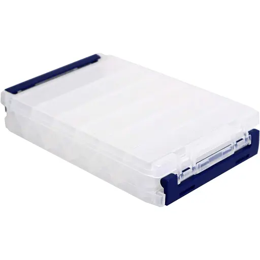 Коробка Meiho Reversible 120 200х126х36mm clear - фото 2