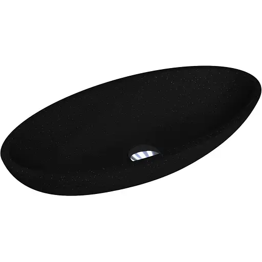 Умивальник Miraggio Nice mirastone black 0000429, Чорний матовий - фото 1