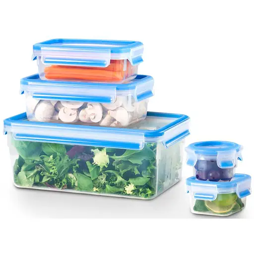 Набор контейнеров Tefal Master Seal 5 шт. синий (K3029012) - фото 5