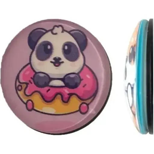 Держатель Поп Сокет New Glass (Стекло) Baby Panda №16 - фото 1