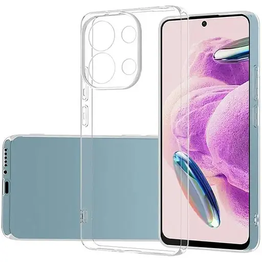 TPU чохол Epik Transparent 1,5mm Full Camera для Xiaomi Poco X6 / Note 13 Pro 5G Безбарвний (прозорий)
