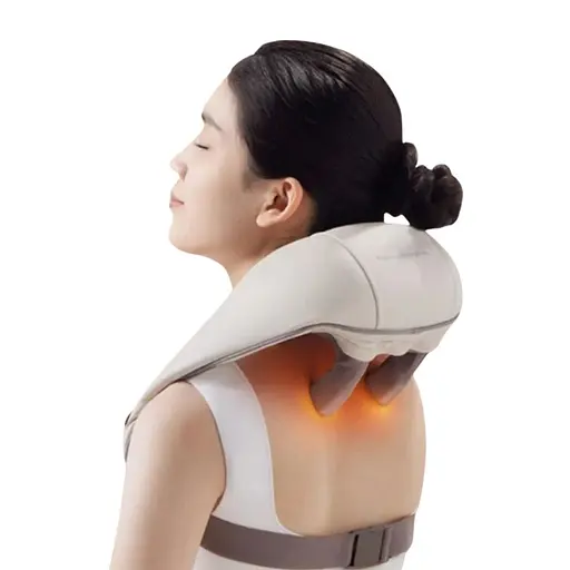Массажер для шеи и плеч с подогревом 5D-мемассаж для шеи