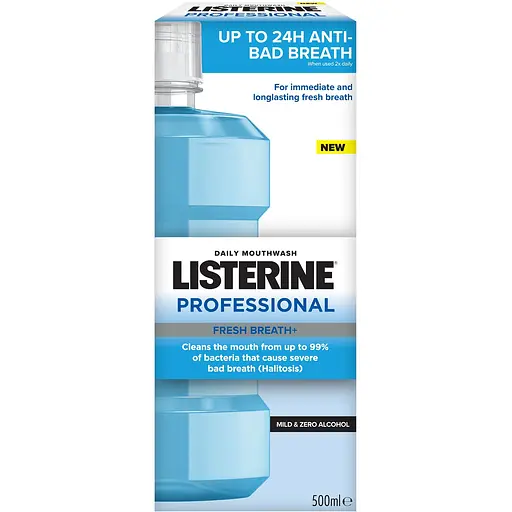 Ополіскувач для порожнини рота Listerine Professional Свіжий подих+ 500 мл - фото 3
