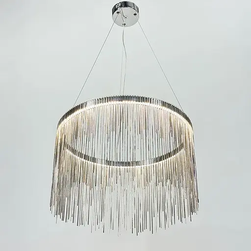 Хромована люстра з ланцюжками Ø 50 см | Арт. SP 07-500 | Line F - фото 7