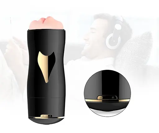 Автоматичний мастурбатор B - Series Fox (чорний) - фото 12