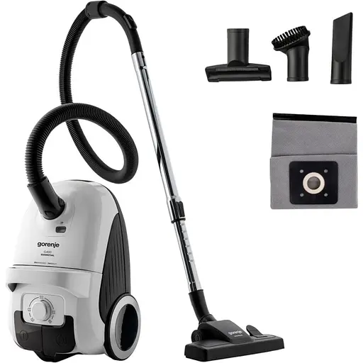 Пылесос мешочный Gorenje 800 Вт 3 л HEPA индикатор белый - фото 10