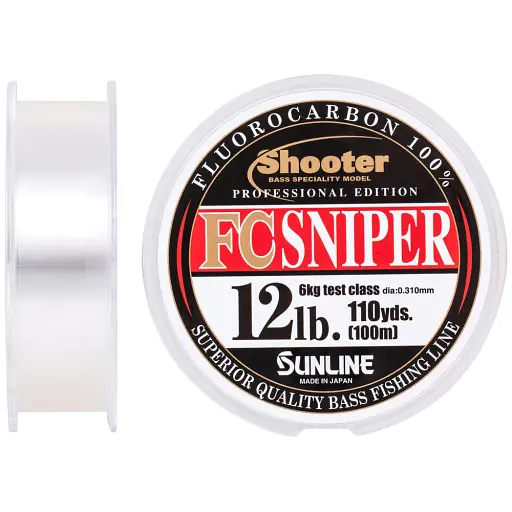Флюорокарбон Sunline Shooter FC Sniper 100 м 0.310 круг мм 6 кг