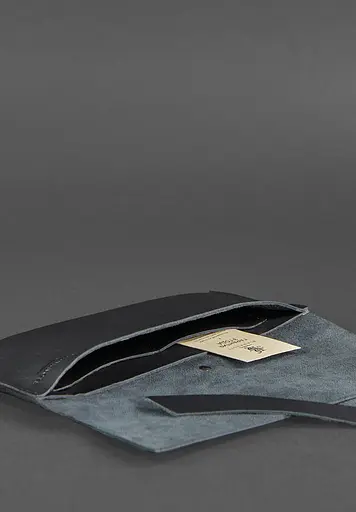 Кожаный тревел-кейс Voyager 1.2 черный краст - фото 3