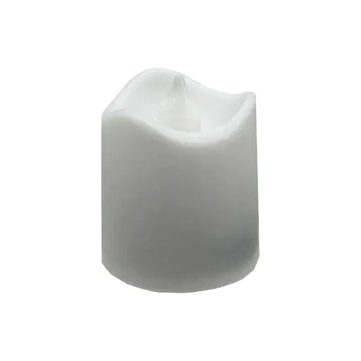 Декоративна свічка LED з полум'ям 12-67, 4 см Білий