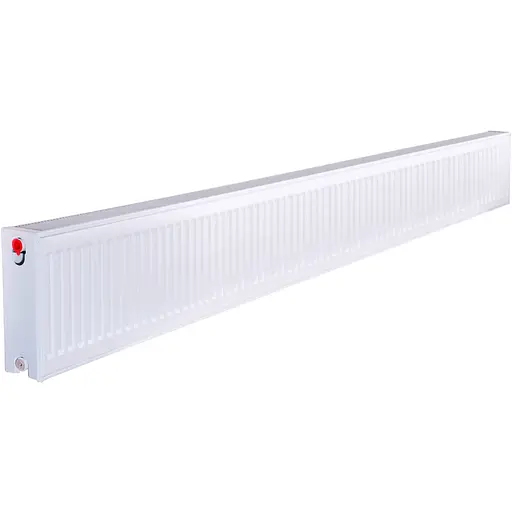Радіатор сталевий панельний Kalite 22 низ/справа 300x2400 (без INNER) 000024448, Білий - фото 1