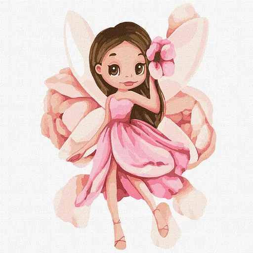 Набір для розпису по номерах 7+ Вишукана чарівниця, 30x30 см, КНО6042