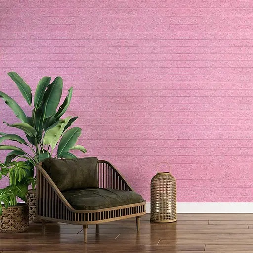 Самоклеющаяся 3D панель под Розовый Кирпич 3080x700x3мм SW-00001757 - фото 6