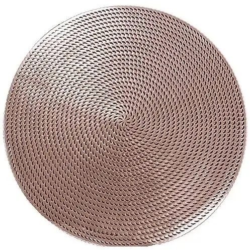 Серветка сервірувальна підтарільник Olens Рожеве золото 40 см (6610-1)