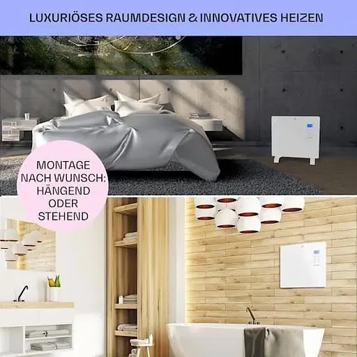 Конвекційний обігрівач Klarstein Norderney 1000 Вт 20 м кв (10032788) - фото 5