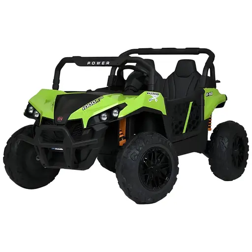 Електромобіль дитячий Bambi M 5911EBLR-2-5 на 2 моторах та USB для музики 24V Зелено-чорний