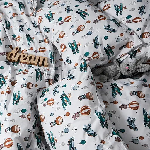 Пододеяльник Moon&Star Бязь Gold Люкс Cloud Adventures King Size 220x240 см - фото 5