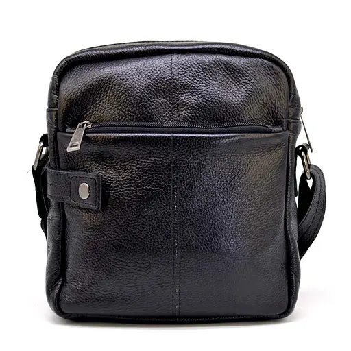 Чоловіча шкіряна сумка через плече TARWA 24х26х8 см sum0025874 - фото 3