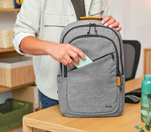 Рюкзак Trust Avana 16" Eco Grey - фото 3