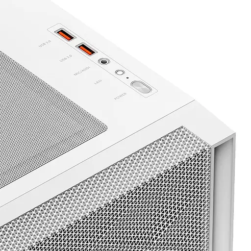 Корпус PcCooler C3D510 ARGB Tempered Glass White (C3D510 WH ARGB) без блока питания - фото 4