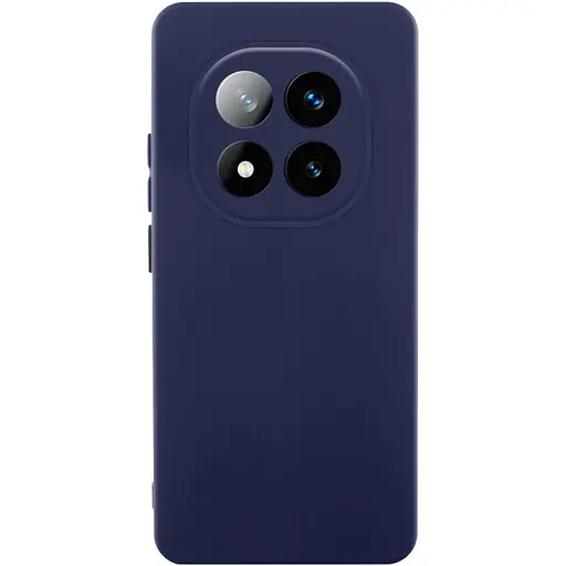 Чохол Silicone Cover Lakshmi Full Camera (AAA) для Xiaomi Poco X7 Темно-синій / Midnight blue