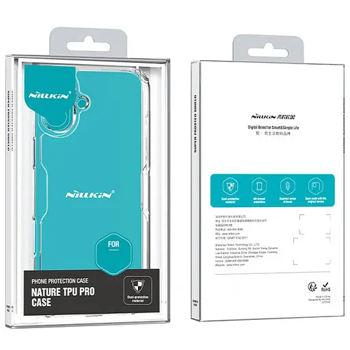 Чохол TPU Nillkin Nature Pro Series для Apple iPhone 16, 6.1 Безбарвний прозорий - фото 8