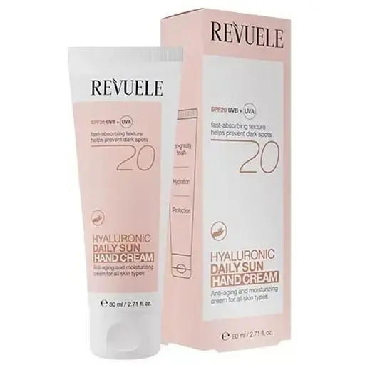 Крем для рук Revuele Hyaluronic Daily Sun SPF20 80 мл