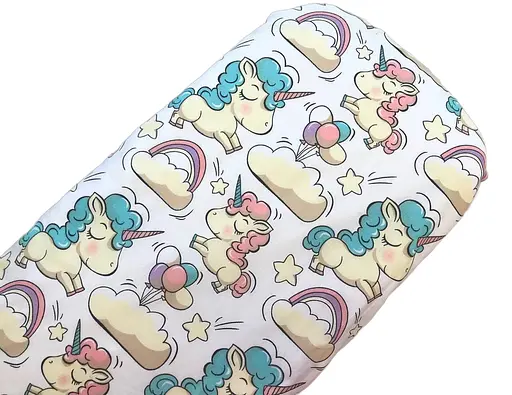 Непромокаемая простынь Moontime в коляску "Единорожки" - фото 1