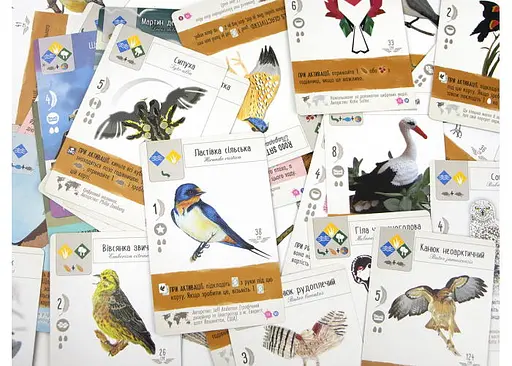 Настольная игра Ігромаг Крылья. Фан Арт Пак (Wingspan: Fan Art Pack) (укр.) (7714) - фото 8