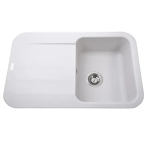 Гранітна мийка Globus Lux Ober перлина 780x500 мм, Сірий - фото 1